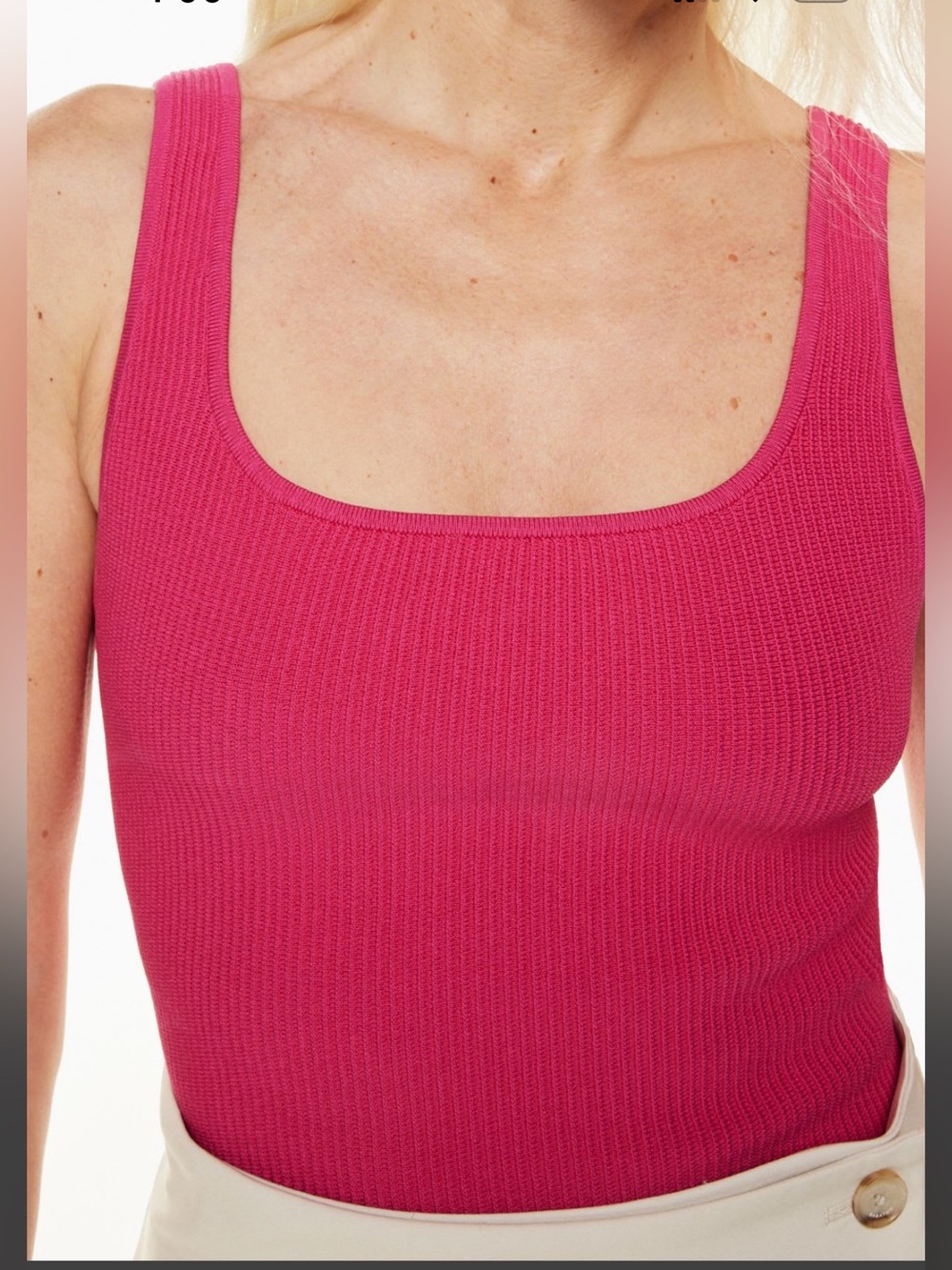 Babaton Aritzia sculp Knit top, size Small